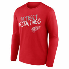 Detroit Red Wings Hustle Personalized Name & Number Long Sleeve T-Shirt