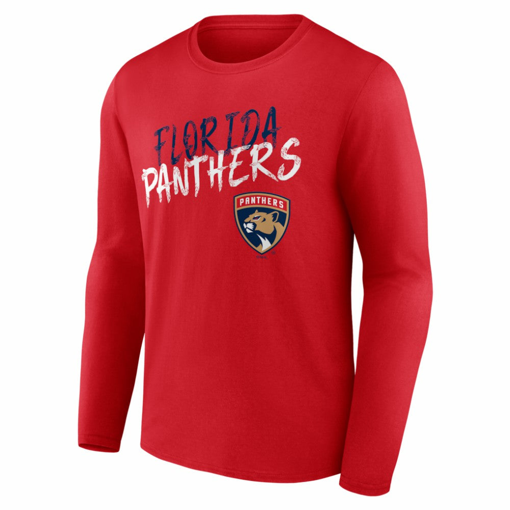 Florida Panthers Hustle Personalized Name & Number Long Sleeve T-Shirt