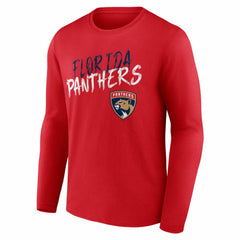 Florida Panthers Hustle Personalized Name & Number Long Sleeve T-Shirt