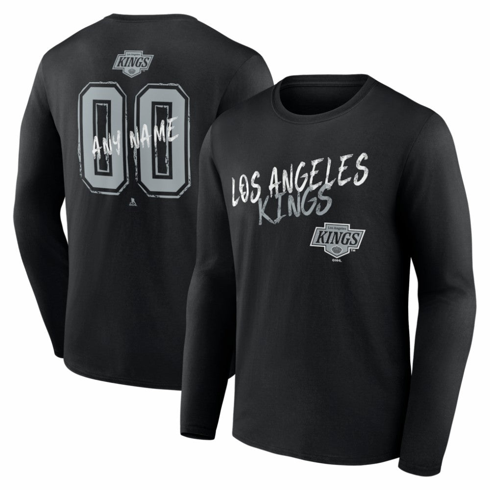 Los Angeles Kings Hustle Personalized Name & Number Long Sleeve T-Shirt