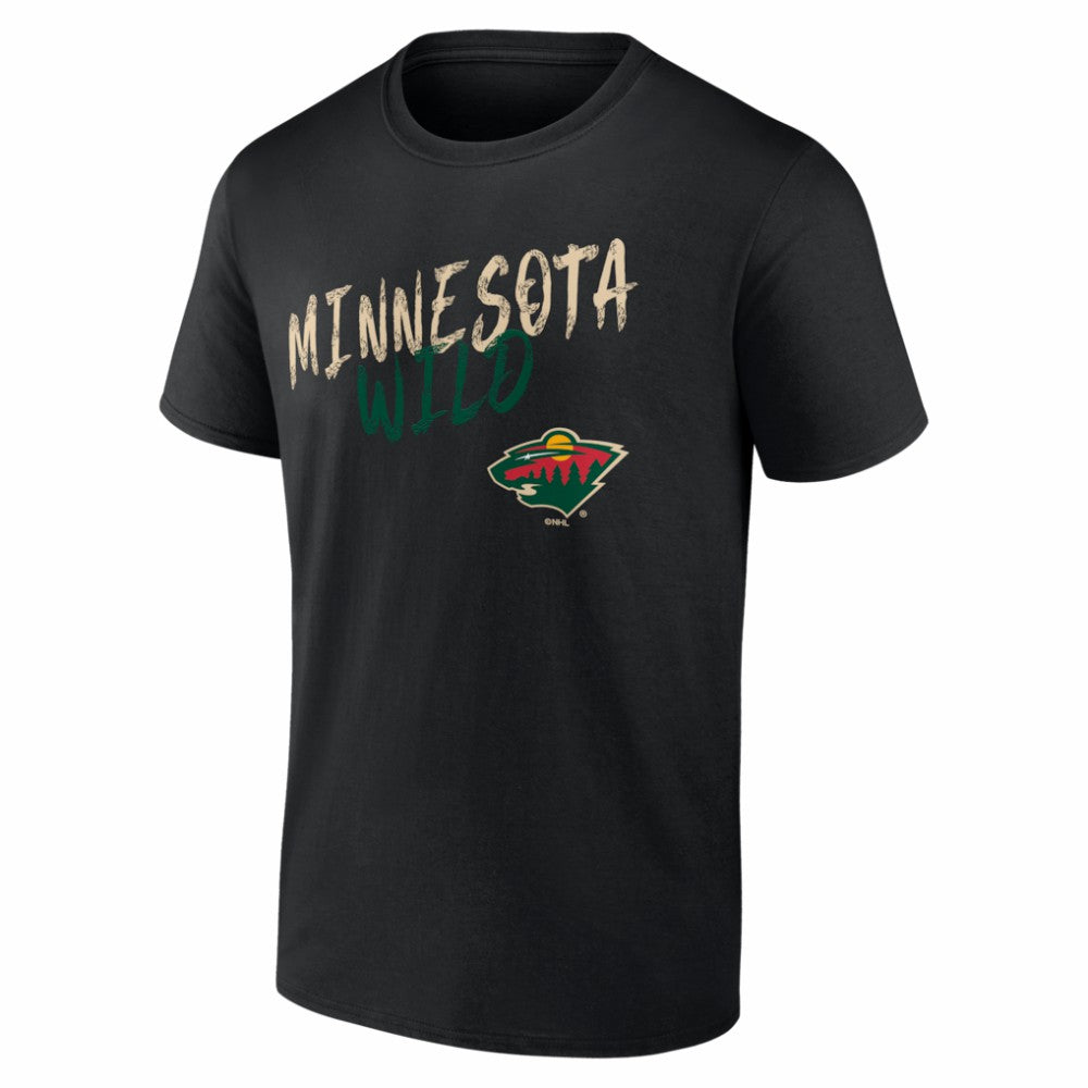 Minnesota Wild Big & Tall Hustle Personalized Name & Number T-Shirt