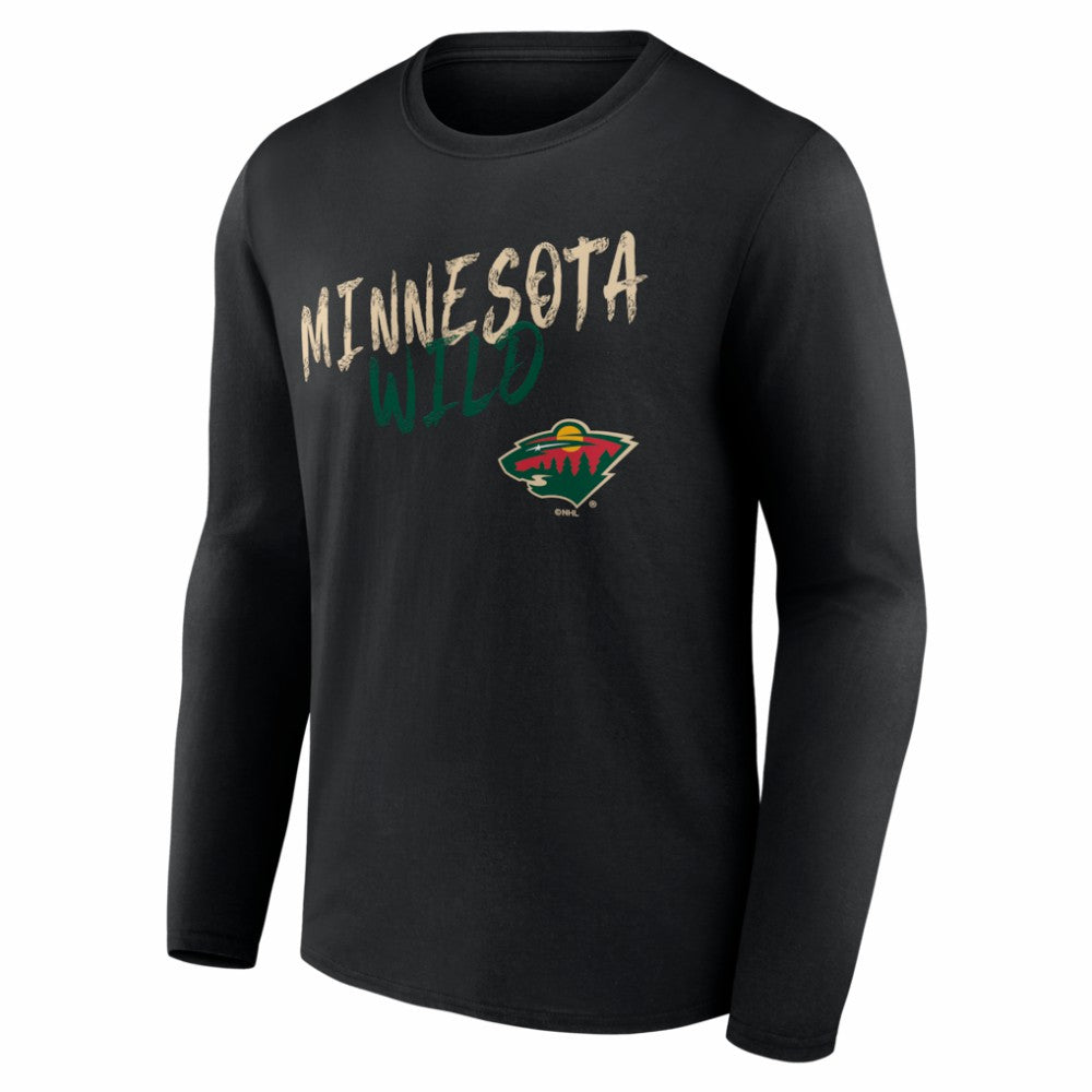 Minnesota Wild Hustle Personalized Name & Number Long Sleeve T-Shirt