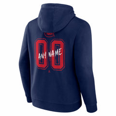 Montreal Canadiens Big & Tall Hustle Personalized Name & Number Hoodie