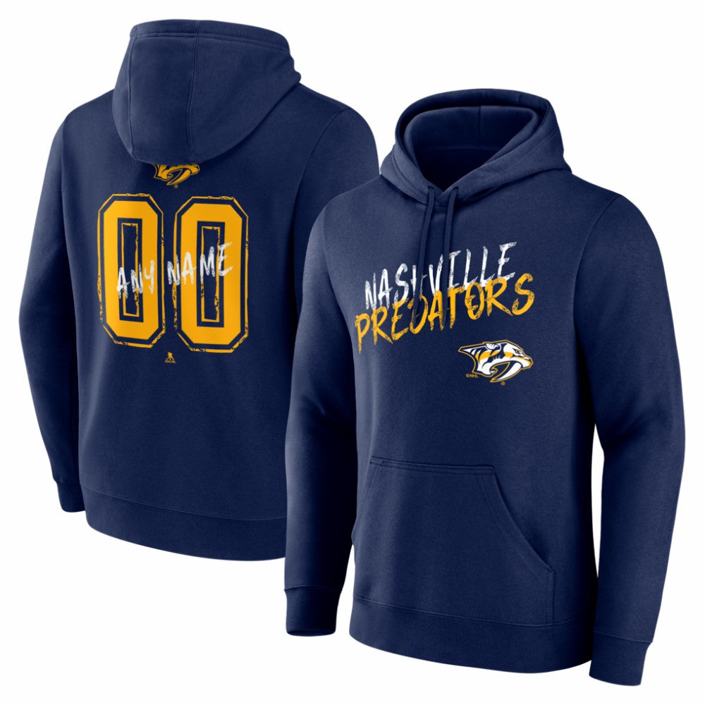 Nashville Predators Hustle Personalized Name & Number Hoodie