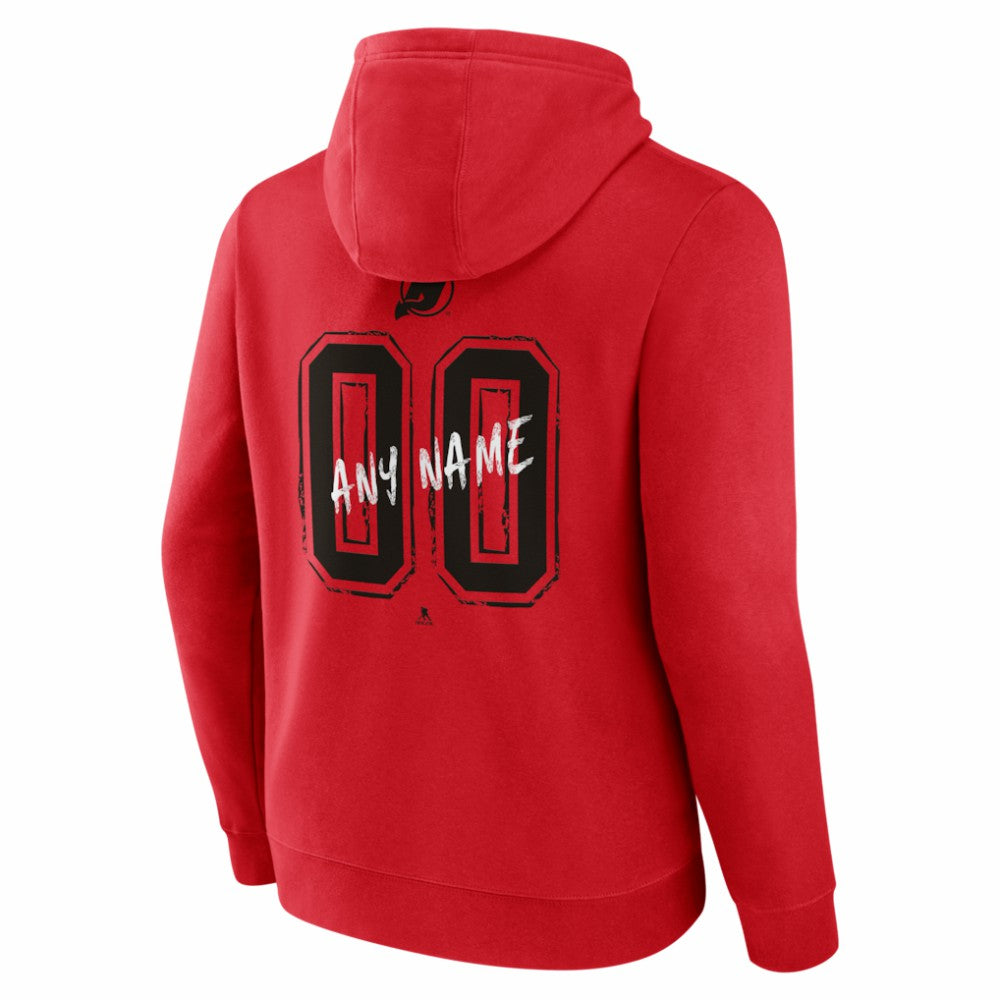 New Jersey Devils Hustle Personalized Name & Number Hoodie