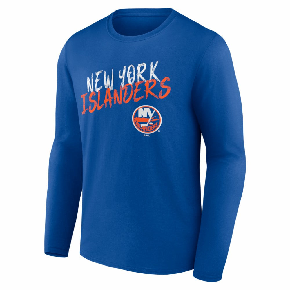 New York Islanders Hustle Personalized Name & Number Long Sleeve T-Shirt