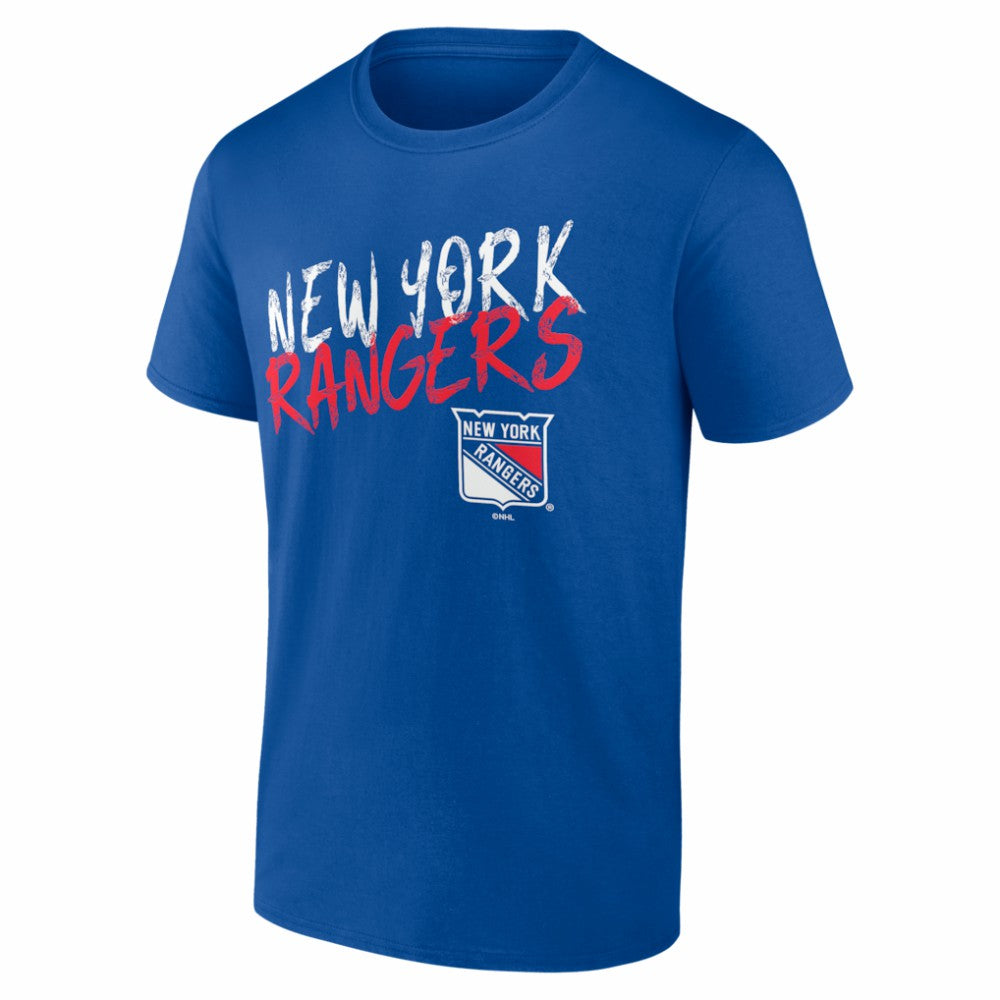 New York Rangers Hustle Personalized Name & Number T-Shirt