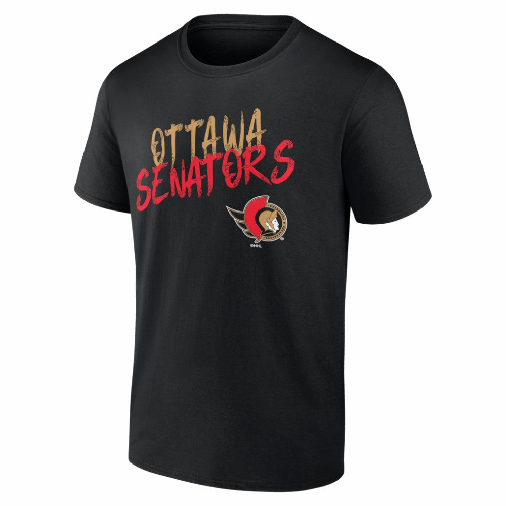 Ottawa Senators Big & Tall Hustle Personalized Name & Number T-Shirt