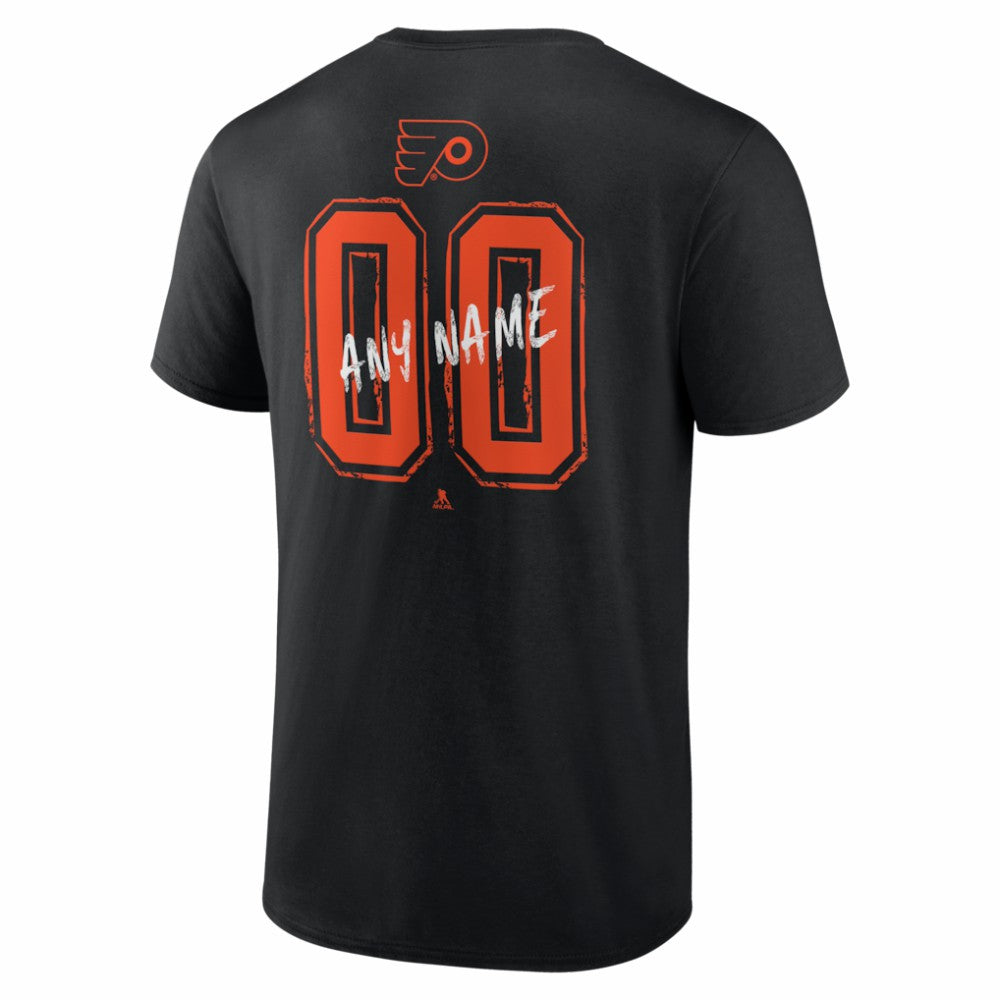 Philadelphia Flyers Big & Tall Hustle Personalized Name & Number T-Shirt