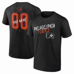 Philadelphia Flyers Hustle Personalized Name & Number T-Shirt