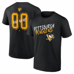Pittsburgh Penguins Big & Tall Hustle Personalized Name & Number T-Shirt