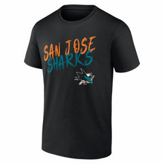 San Jose Sharks Big & Tall Hustle Personalized Name & Number T-Shirt