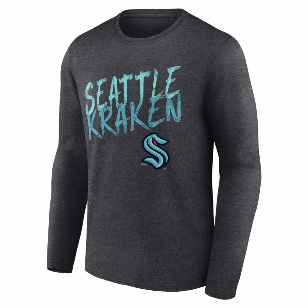 Seattle Kraken Hustle Personalized Name & Number Long Sleeve T-Shirt