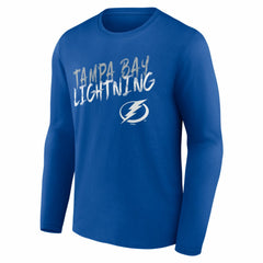 Tampa Bay Lightning Hustle Personalized Name & Number Long Sleeve T-Shirt