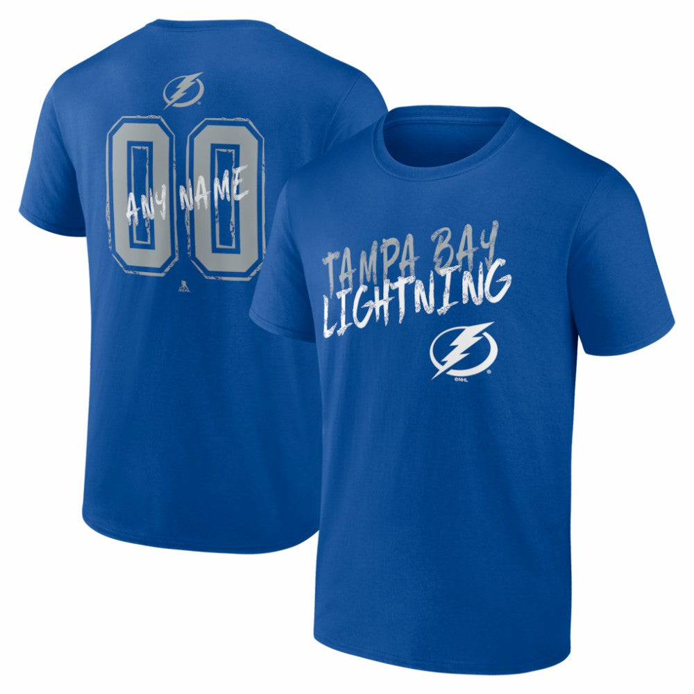 Tampa Bay Lightning Hustle Personalized Name & Number T-Shirt