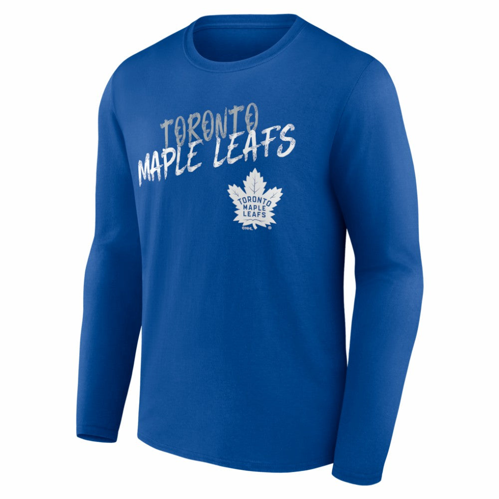 Toronto Maple Leafs Hustle Personalized Name & Number Long Sleeve T-Shirt