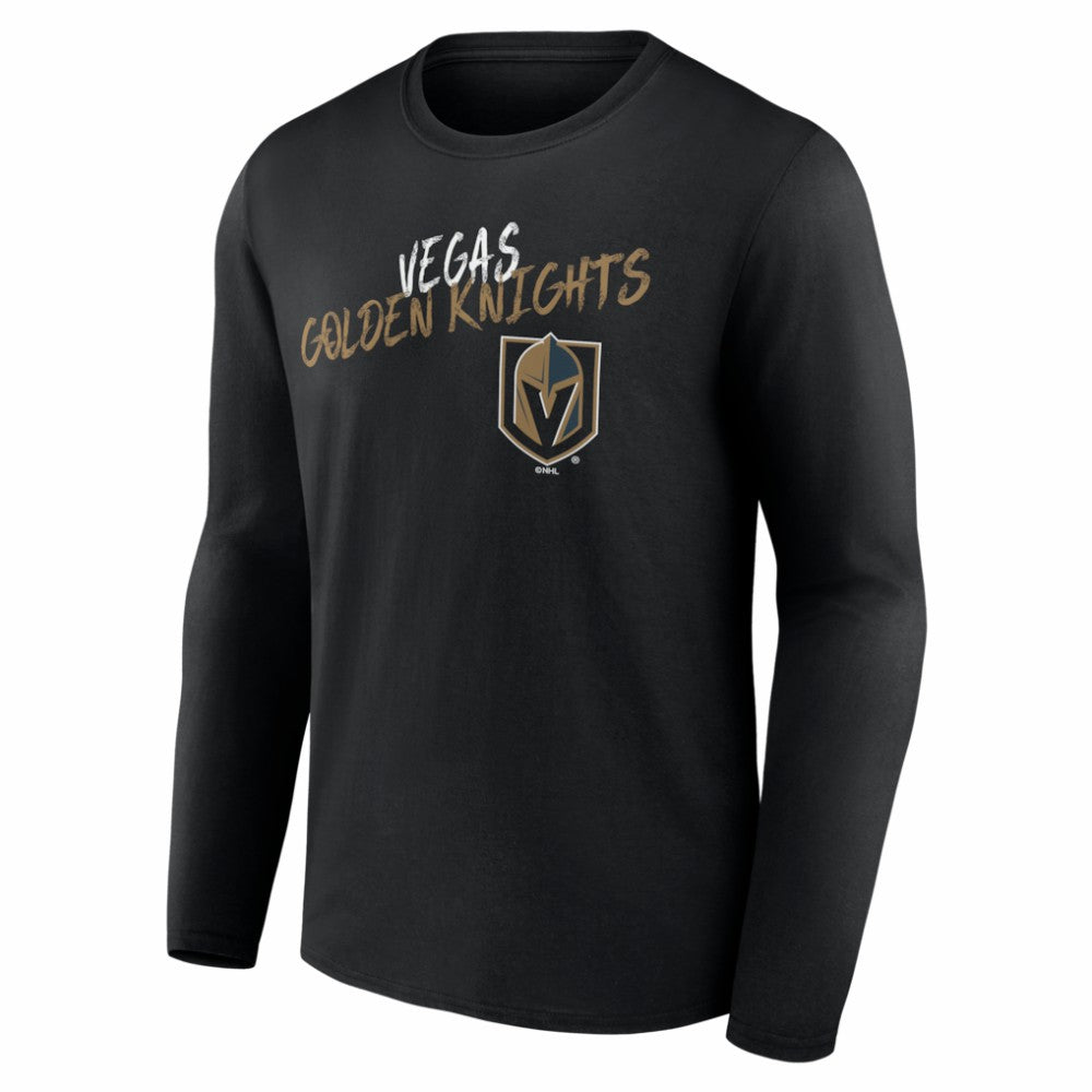 Vegas Golden Knights Hustle Personalized Name & Number Long Sleeve T-Shirt
