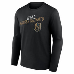 Vegas Golden Knights Hustle Personalized Name & Number Long Sleeve T-Shirt