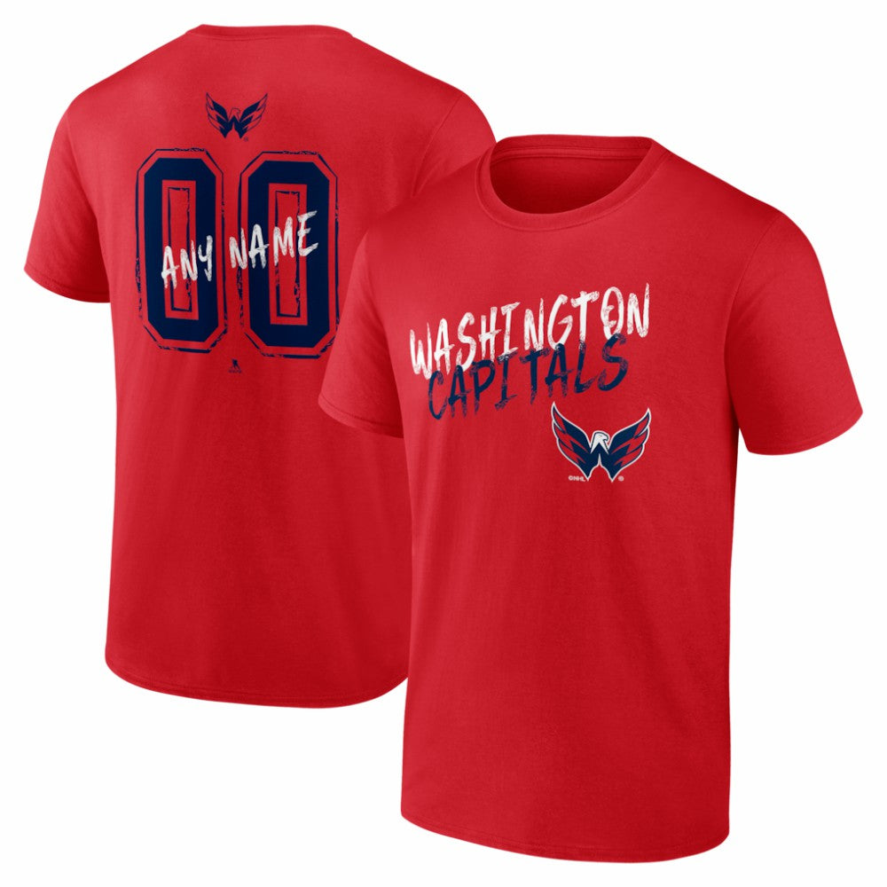 Washington Capitals Hustle Personalized Name & Number T-Shirt