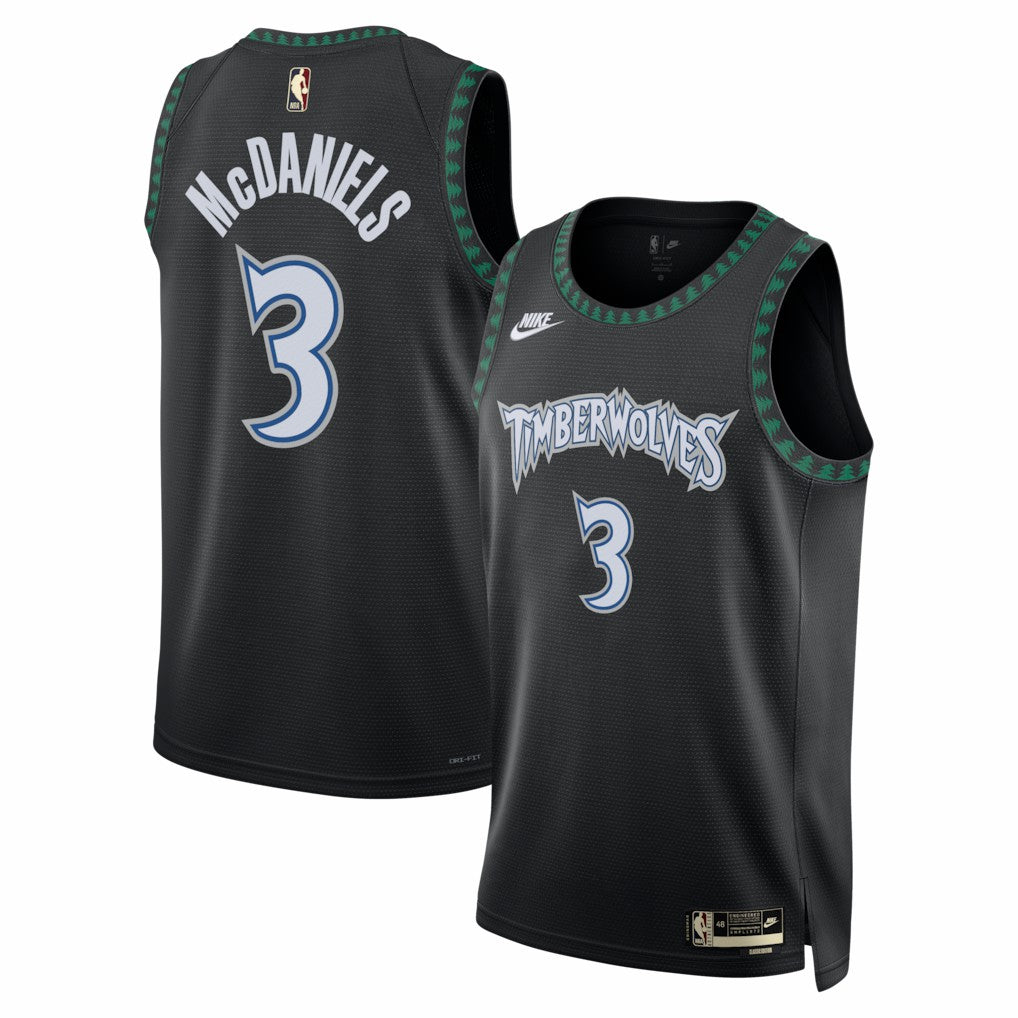 Jaden McDaniels Minnesota Timberwolves Unisex Swingman Jersey - Classic Edition - Black | Nike online
