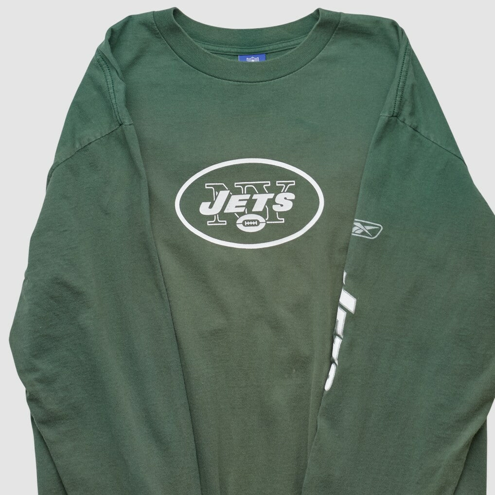 NFL New York Jets Reebok 2000s Long Sleeve T-shirt