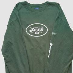 NFL New York Jets Reebok 2000s Long Sleeve T-shirt