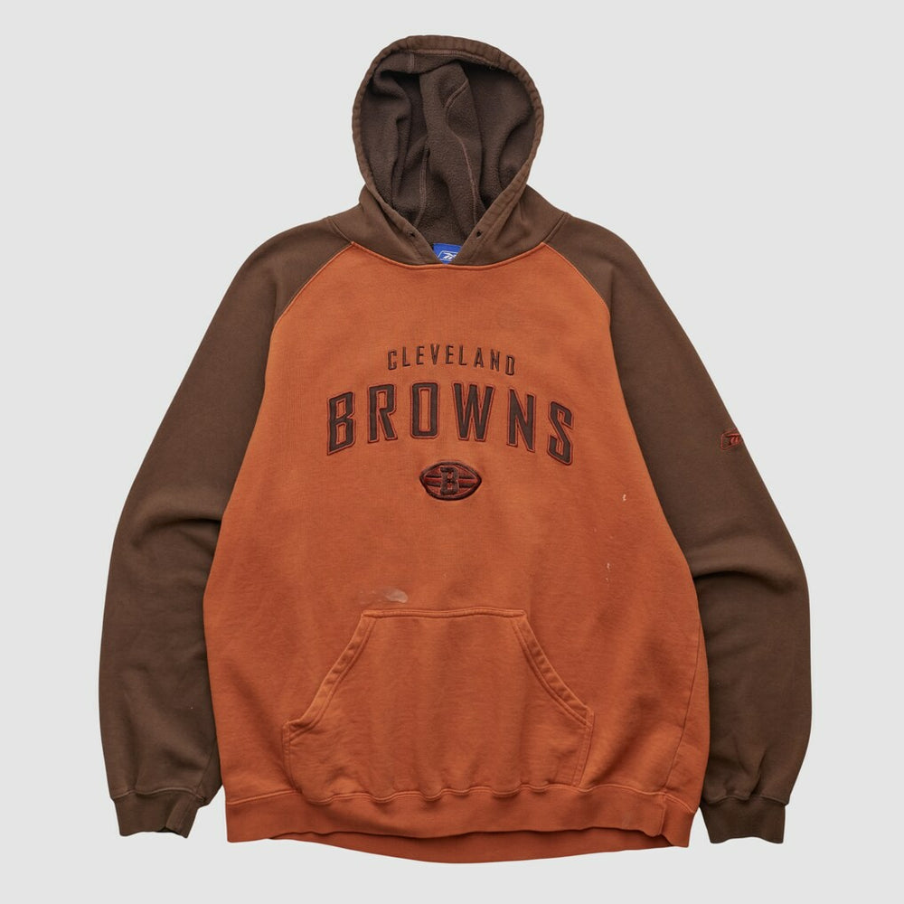 NFL Cleveland Browns Reebok 2000s Hooded Pullover Sweatshirt