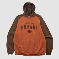 NFL Cleveland Browns Reebok 2000s Hooded Pullover Sweatshirt