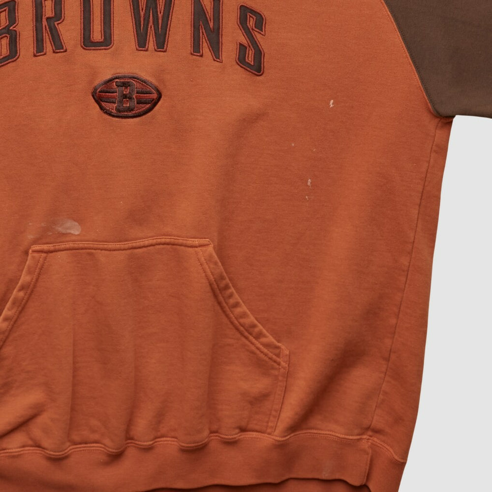 NFL Cleveland Browns Reebok 2000s Hooded Pullover Sweatshirt
