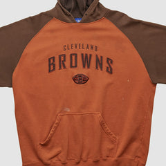 NFL Cleveland Browns Reebok 2000s Hooded Pullover Sweatshirt