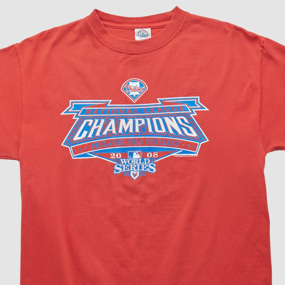 MLB World Series Delta 2008 T-shirt - Red Vintage