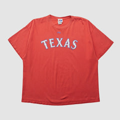 Texas Rangers Majestic 2009 T-shirt - Red Vintage
