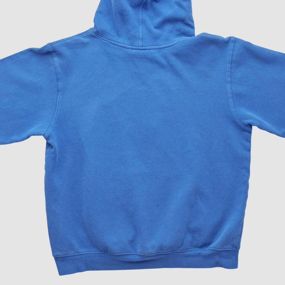 Milwaukee Brewers Majestic 2000s Hooded Pullover Sweatshirt - Blue Vintage