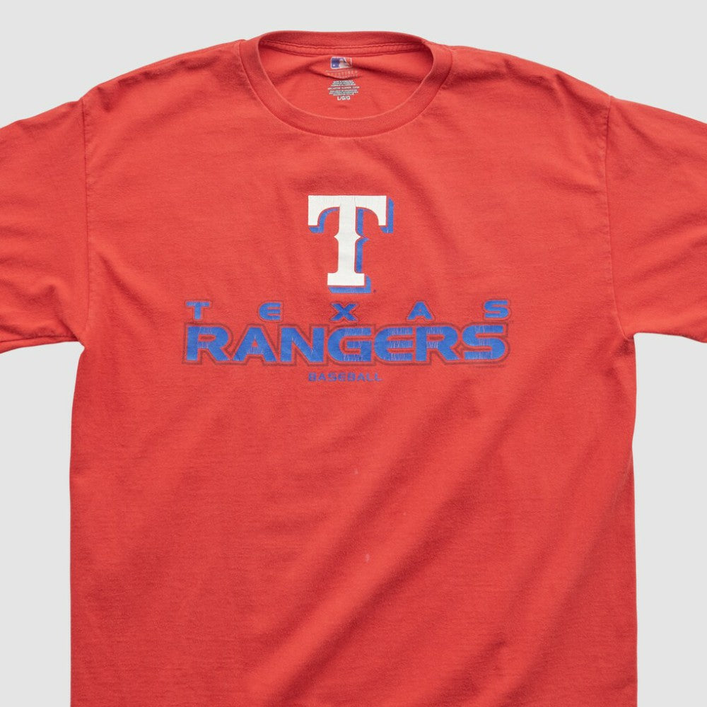 Texas Rangers Genuine Merchandise 2000s T-shirt - Red Vintage