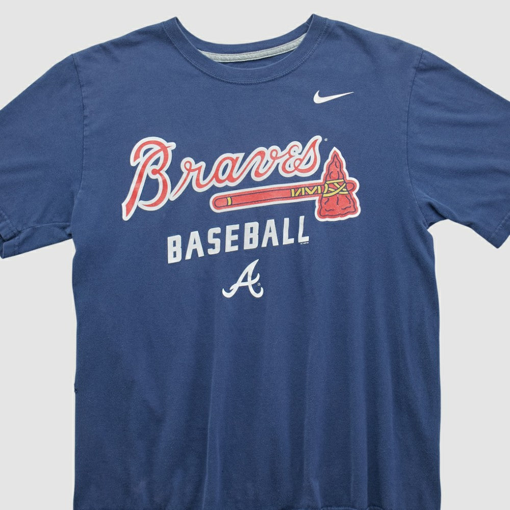 Atlanta Braves 2010s T-shirt - Navy Vintage | Nike