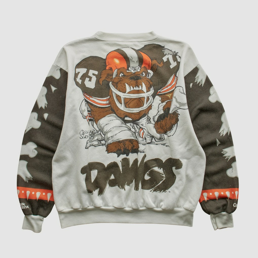 NFL Cleveland Browns Chalk Line 90s Pullover Sweatshirt