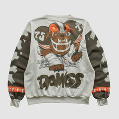 NFL Cleveland Browns Chalk Line 90s Pullover Sweatshirt