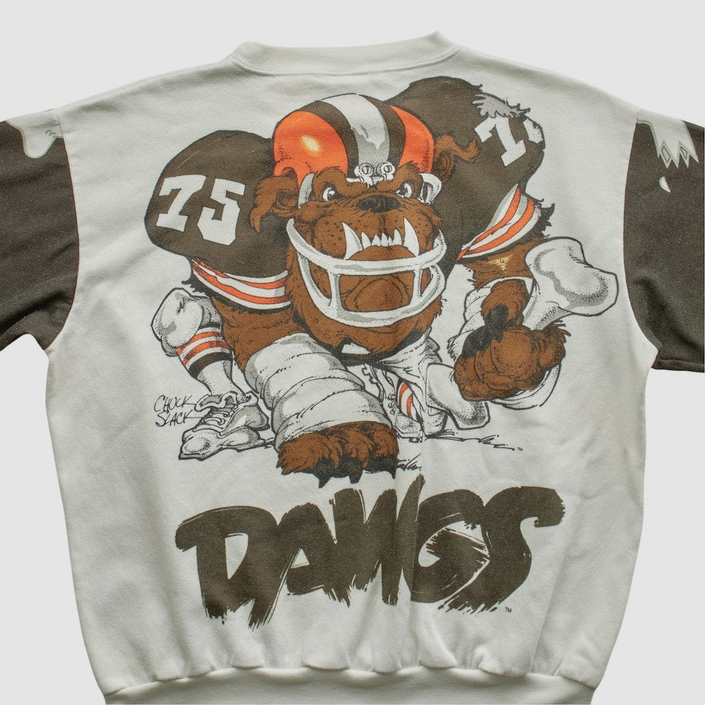 NFL Cleveland Browns Chalk Line 90s Pullover Sweatshirt