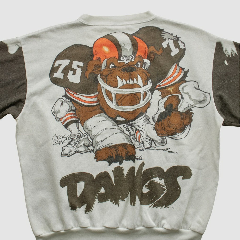 NFL Cleveland Browns Chalk Line 90s Pullover Sweatshirt