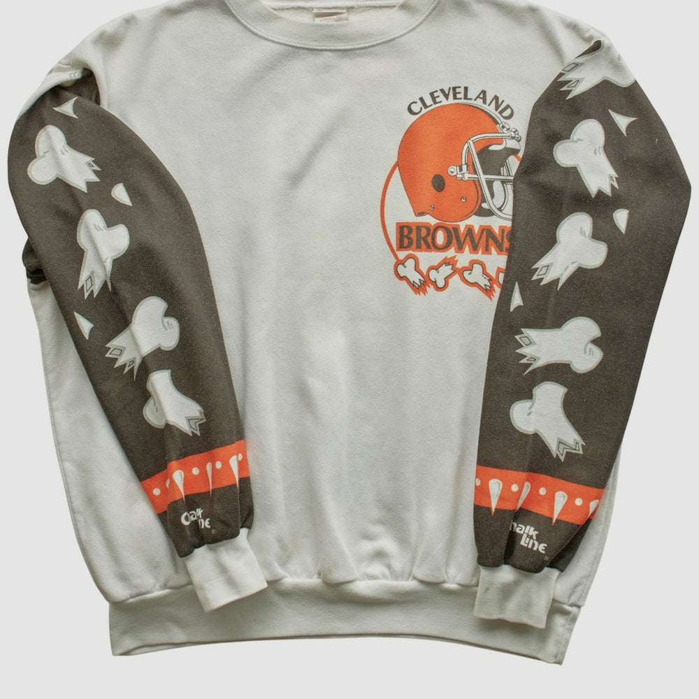 NFL Cleveland Browns Chalk Line 90s Pullover Sweatshirt