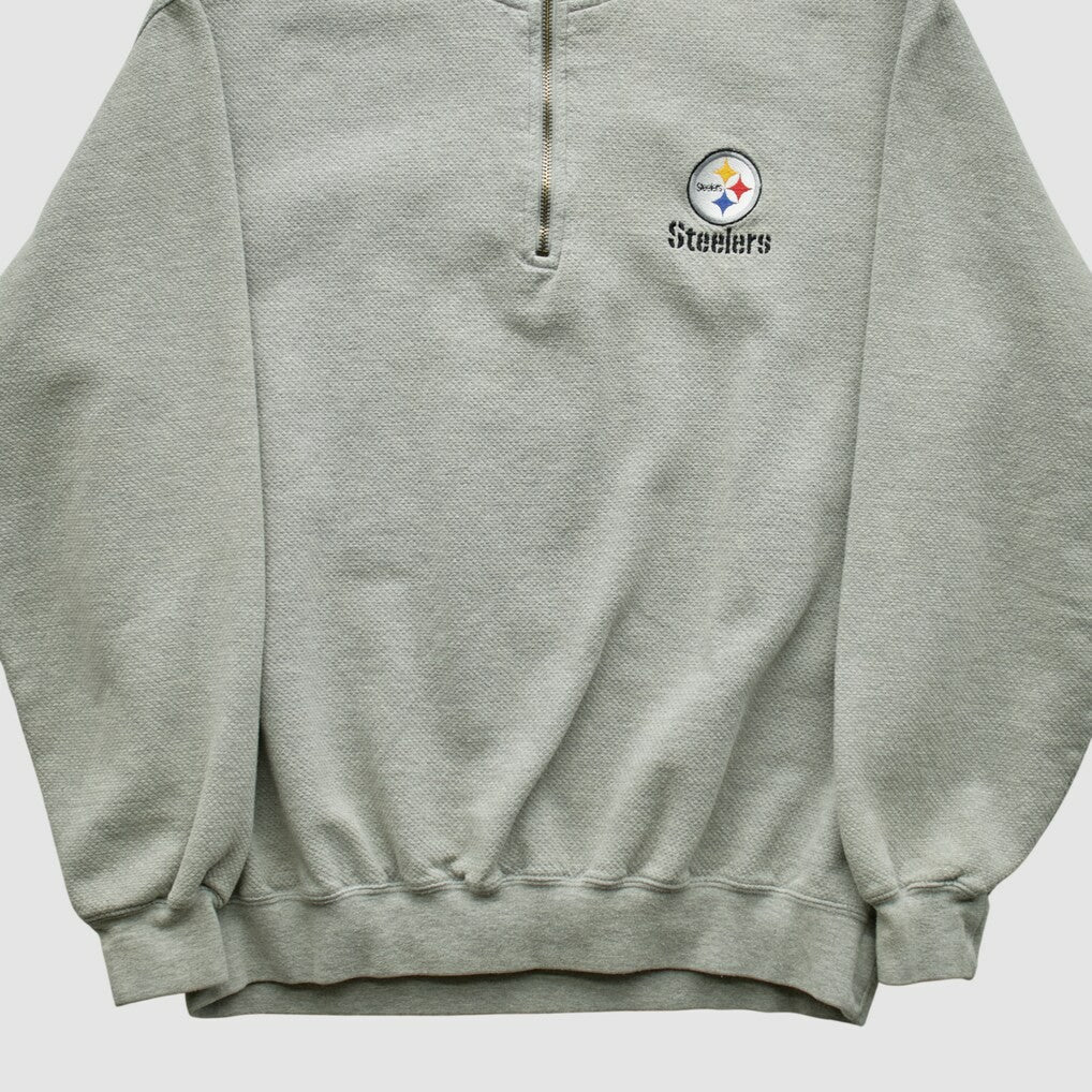 NFL Pittsburgh Steelers Lee Sport 90s 1/4 Zip Sweatshirt