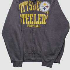 NFL Pittsburgh Steelers NFL 2010s Hooded Full Zip Sweatshirt