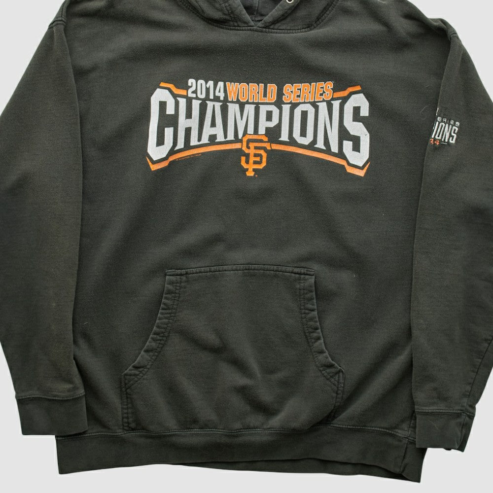 San Francisco Giants Genuine Merchandise 2014 Hooded Pullover Sweatshirt - Charcoal Vintage