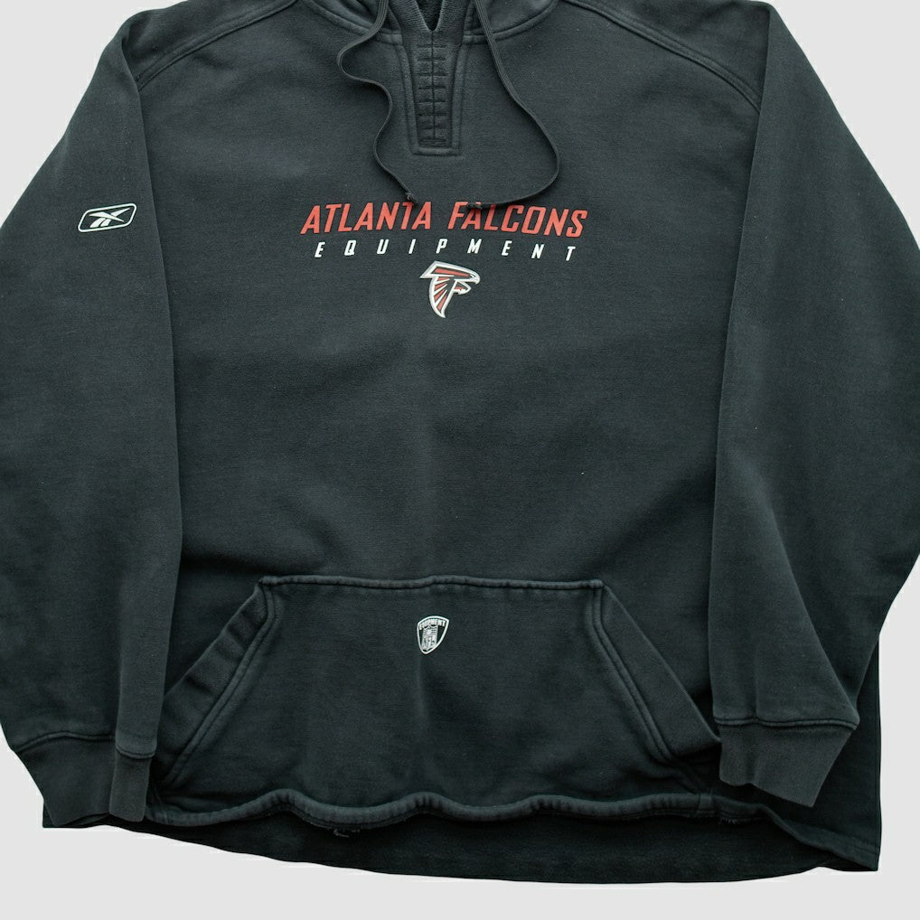 NFL Atlanta Falcons Reebok 2000s Hooded Pullover Sweatshirt
