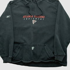 NFL Atlanta Falcons Reebok 2000s Hooded Pullover Sweatshirt