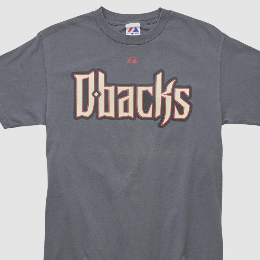 Arizona Diamondbacks Majestic 2010s T-shirt - Charcoal Vintage
