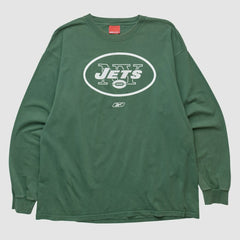 NFL New York Jets Reebok 2000s Long Sleeve T-shirt