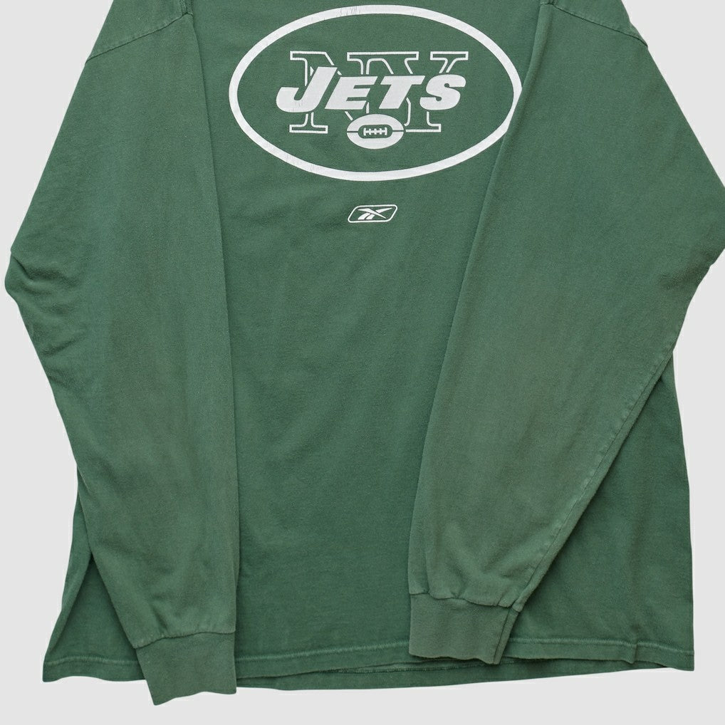 NFL New York Jets Reebok 2000s Long Sleeve T-shirt