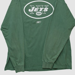NFL New York Jets Reebok 2000s Long Sleeve T-shirt