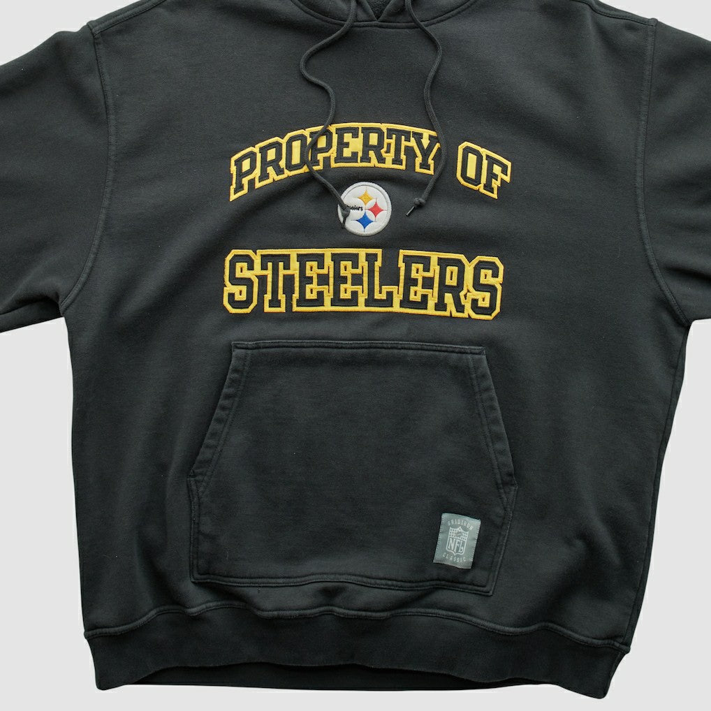 NFL Pittsburgh Steelers Reebok 2000s Hooded Pullover Sweatshirt